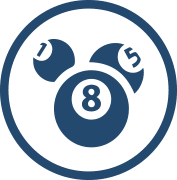 Game Room With 
Billiards Table Icon